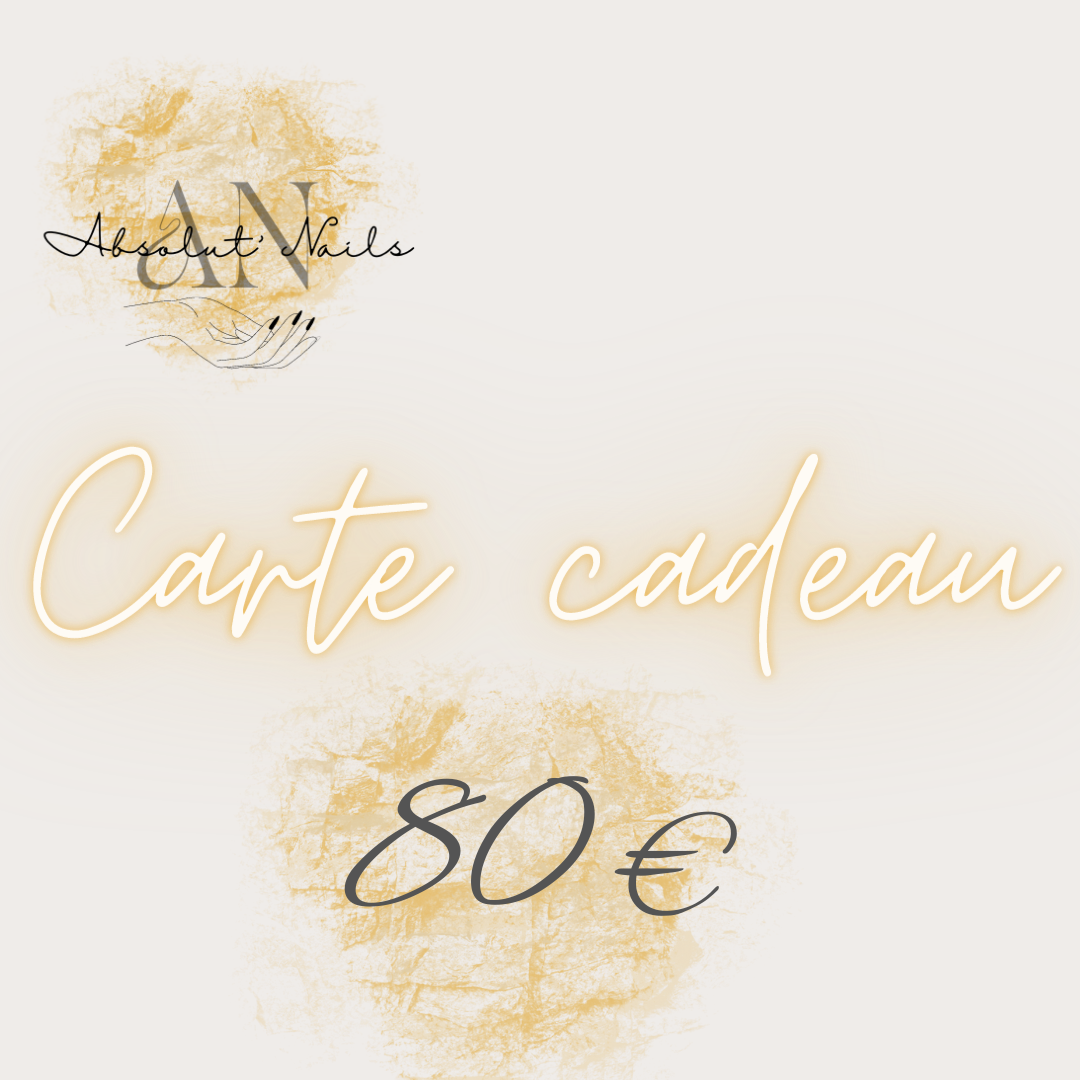 Carte Cadeau 80€