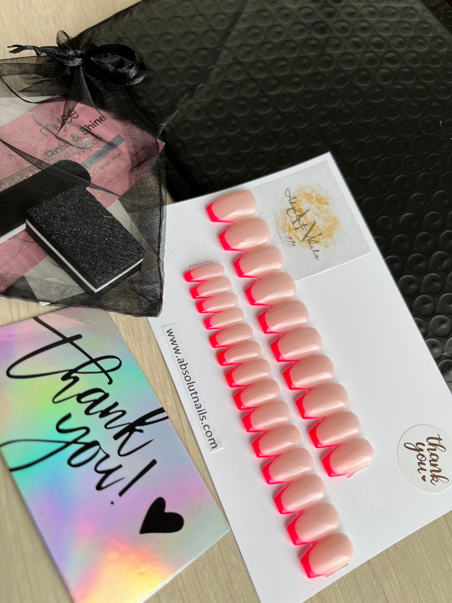 Neon Pink French