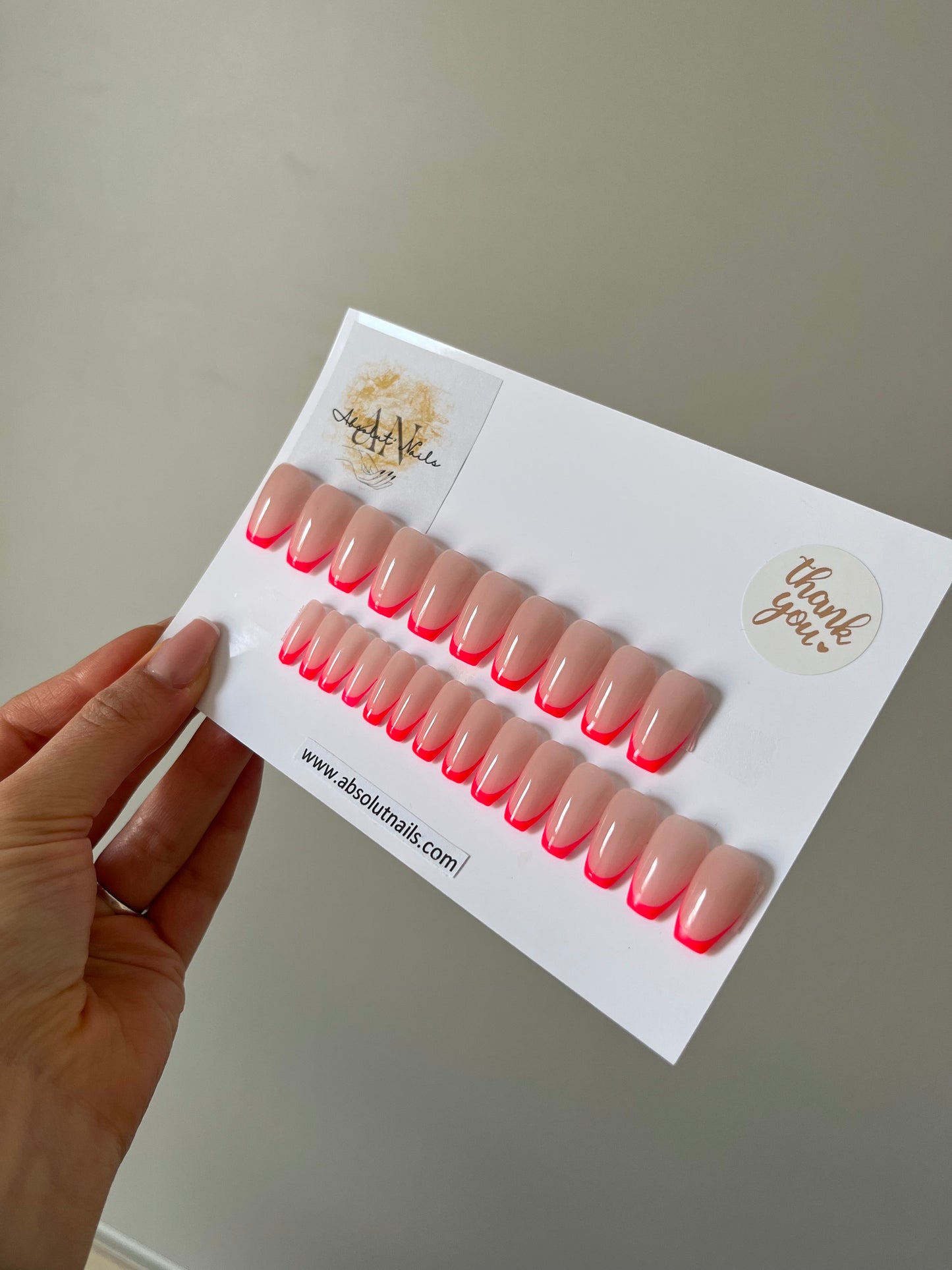 Neon Pink French